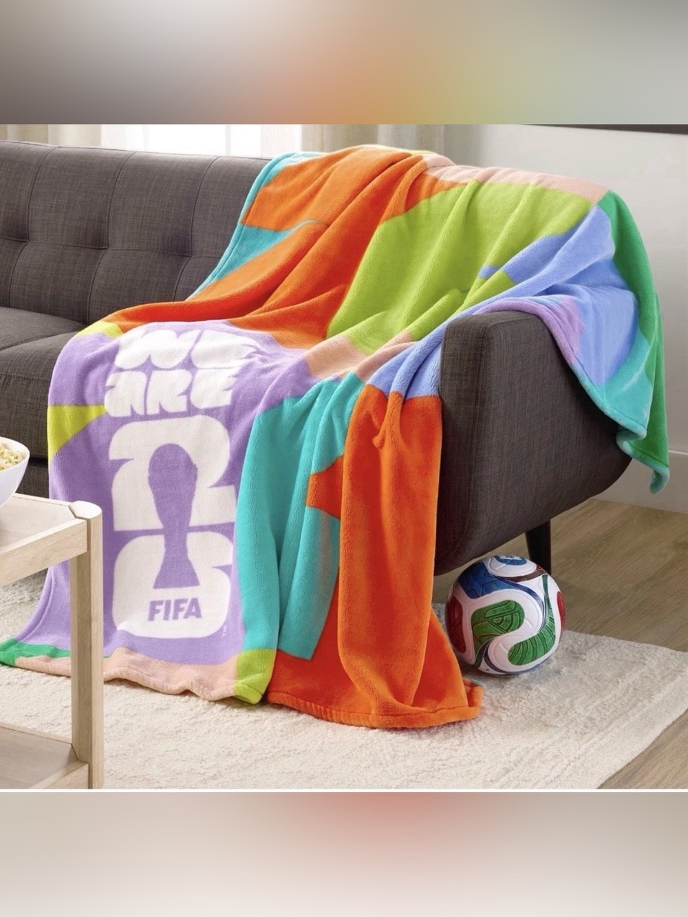 FIFA 2026 Silk Touch Throw - 60”x70”